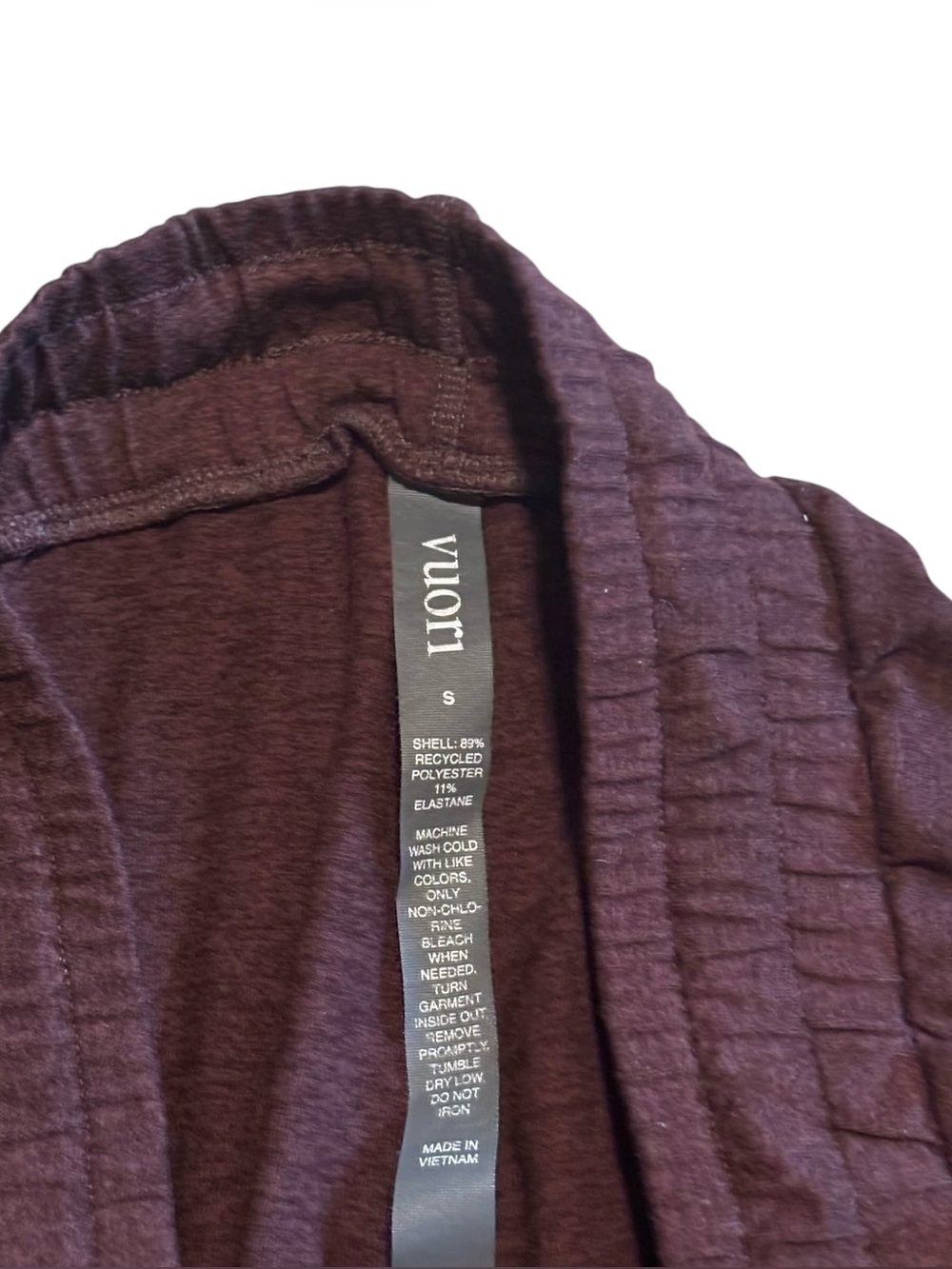 Vuori Performance Jogger Dreamknit Women's Size Small In Fig Heather - Picture 7 of 8